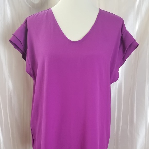 BCBG Purple Top - Picture 7 of 8